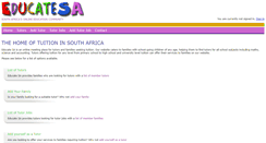 Desktop Screenshot of educatesa.co.za
